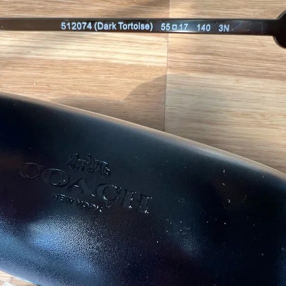 Coach Brown Tortoise Sunglasses - Picture 4 of 5